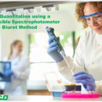 Protein Quantitation using a UV-Visible Spectrophotometer - Biuret Method -