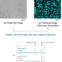 Evaluation of the component distribution and particle analysis using micro Raman spectroscopy