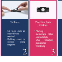 Introduction of New and Improved Sample Holder for Analyzing Particles Captured on Membrane Filter